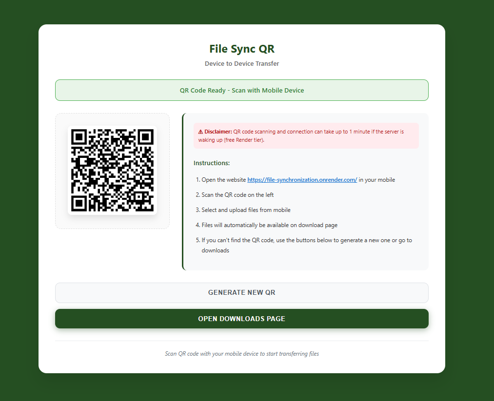 FileSync detail view